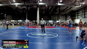 157 lbs Round 2 (4 Team) - Tommy Gingerich, CAPITAL CITY WRESTLING CLUB vs Andrew Ruppert, SLAUGHTERHOUSE / WTF