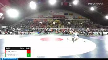 4A 145 lbs Cons. Round 1 - Cole Inskeep, Blackfoot vs Carlos Garcia, Mountain Home