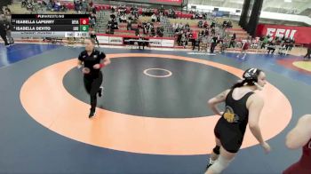 124 lbs Champ. Round 1 - Isabella Devito, Lock Haven University vs Isabella LaPerry, Delaware Valley