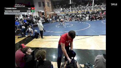 215 lbs 7th Place Match - Maxwell Bridges, Glacier Peak vs Kohen Riley, Flathead