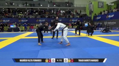 Thiago Barreto Marques vs Maurício Faleta Fernandes 2025 European Jiu-Jitsu IBJJF Championship
