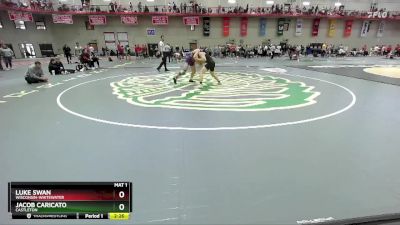 157 lbs Champ. Round 1 - Jacob Caricato, Castleton vs Luke Swan, Wisconsin-Whitewater