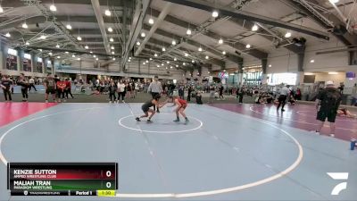 90 lbs Round 1 - Kenzie Sutton, Amped Wrestling Club vs Maliah Tran, Paradigm Wrestling