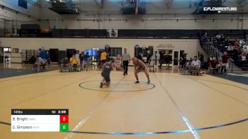 Consolation - Brandon Bright, Gardner-Webb vs Cory Simpson, Kent State