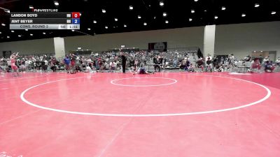 126 lbs Cons. Round 3 - Landon Boyd, NM vs Jent Beyer, MN
