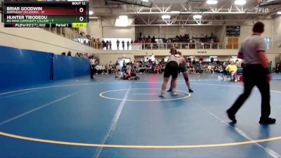 285 lbs Round 4 (6 Team) - Hunter Tibodeou, Big Bend Community College vs Briar Goodwin, Northeast Oklahoma