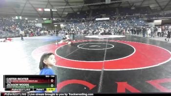 144 lbs Cons. Round 2 - Carter Richter, White Center Warriors Wrestling Club vs Jackson Woods, Askeo International Mat Club