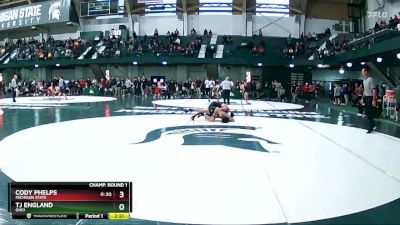 133 lbs Champ. Round 1 - Cody Phelps, Michigan State vs Tj England, Ohio