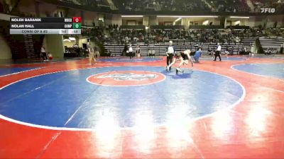 120 lbs Consi Of 8 #2 - Nolen Baranik, Woodland Wrestling vs Nolan Hall, Compound Wrestling