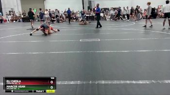 106 lbs Semis (4 Team) - Eli Chesla, Cavalier WC vs Marcos Asan, Myland WA