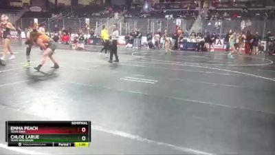 144 lbs Semifinal - Emma Peach, Team Iowa vs Chloe LaRue, Team Wisconsin