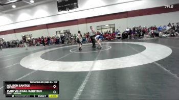 110 lbs Champ. Round 2 - Mari Villegas-Kaufman, Perry Meridian vs Allison Santos, Ben Davis