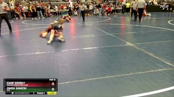 125 lbs Cons. Round 2 - Zane Wesely, Wahoo Wrestling Club vs Owen Sawicki, 2TG