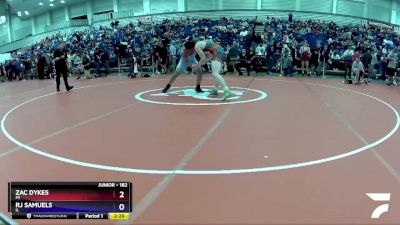 182 lbs Champ. Round 1 - Zac Dykes, MI vs Rj Samuels, IL