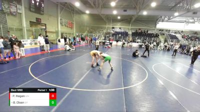 132 lbs Semifinal - Peyton Hogan, Uintah vs Bridger Olsen, Syracuse