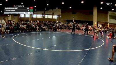 95 lbs Round 4 - Zander Hausler, Heard County Wrestling vs Case Rogers, AuburnTakeDown Wrestling