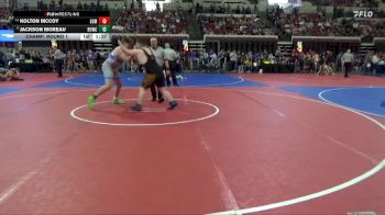 250 lbs Champ. Round 1 - Kolton McCoy, Kalispell Wrestling Club vs Jackson Moreau, Bonneville Wrestling