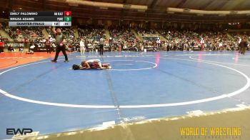 45 lbs Quarterfinal - Emily Palomino, NM Beast vs Brilea Adams, Powerhouse Wrestling