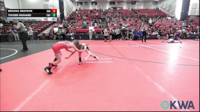 49 lbs Consolation - Brooks Grayson, Raw Wrestling Club vs Tucker Wishard, Claremore Wrestling Club