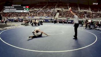 106-D2 Semifinal - Kolton Frye, Canyon View High School vs Owen Ostroski, Mountain View (Marana) High School