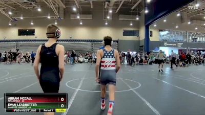 92 lbs Round 3 (8 Team) - Abram McCall, Full Circle vs Evan Leadbetter, Hanover Hawkeye