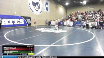 106 lbs Semifinal - Paige Morales, Central vs Micaela Correa, Ernest Righetti