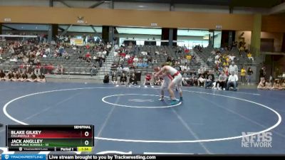 157 lbs Semifinals (8 Team) - Jack Anglley, Elgin Public Schools vs Blake Gilkey, Collinsville