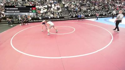 6A 150 lbs Champ. Round 1 - Bo Goodman, Pleasant Grove vs Braxton Moss, Syracuse