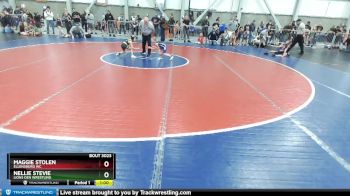 43 lbs Quarterfinal - Nellie Stevie, Lions Den Wrestling vs Maggie Stolen, Ellensburg WC