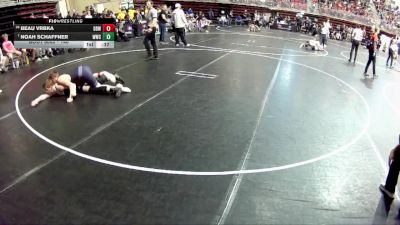 140 lbs Champ. Round 1 - Noah Schaffner, Wrestling With Character vs Beau Vrbka, Double Dog Wrestling