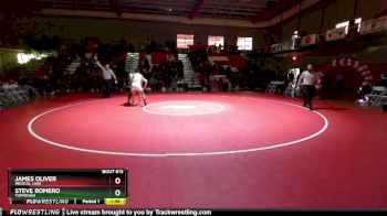 120 lbs 1st Place Match - Steve Romero, Toppenish vs James Oliver, Medical Lake