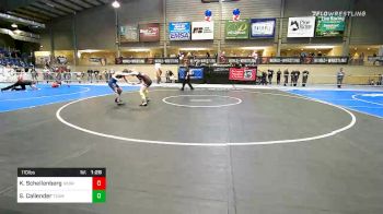 110 lbs Prelims - Kristen Schellenberg, Nebraska Wrestling Academy vs Sarah Callender, Team Xtreme