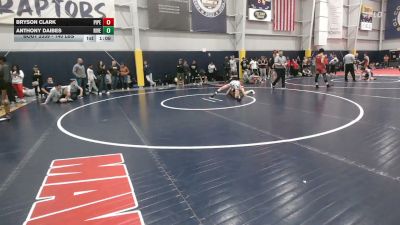 140 lbs Consi Of 4 - Bryson Clark, Pipersville vs Anthony Daibes, River Edge
