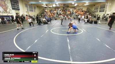 138 lbs 1st Place Match - Paris Ruiz, Buchanan vs Vinnie Gutierrez, Fountain Valley