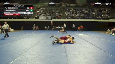 174 lbs Semifinal - Matt Rogge, Wartburg vs LJ Richardson, Coe