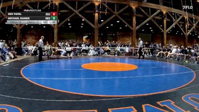 113 lbs 4th Wrestleback (16 Team) - Michael Raines, Union County vs Dev Patel, Columbus