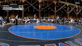 113 lbs 4th Wrestleback (16 Team) - Michael Raines, Union County vs Dev Patel, Columbus