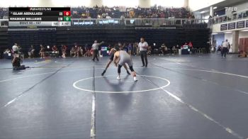 157 lbs Champ. Round 1 - Khamani Williams, Lemoore College vs Islam Abdullaeu, Sierra College