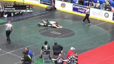 172 lbs Consi Of 8 #2 - Ty Dudash, Laurel vs Weston Tabb, Halifax