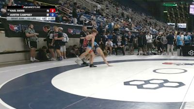 132 lbs Cons. Sub-rd Of 32 - Kael Davis, Pennsylvania vs Austin Campsey, New York