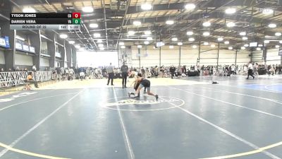 127 lbs Round Of 32 - Tyson Jones, CA vs Darien Vera, VA