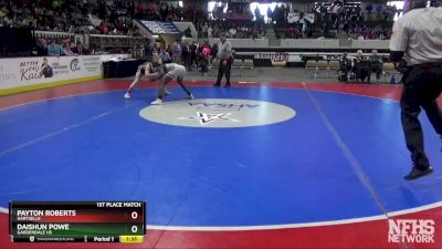 6A 152 lbs 1st Place Match - Daishun Powe, Gardendale Hs vs Payton Roberts, Hartselle