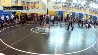 120 lbs Semifinal - Eric Bush, Riverdale Wrestling Club vs Elijah Hattaway, Camden County Outsiders