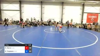 57 kg Consolation - Nino Morici, Lost Boys Wrestling Club vs Giacomo Tropeano, Northampton Area WC