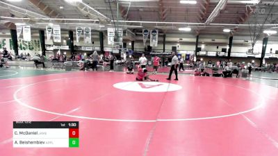 157 lbs Quarterfinal - Carmine McDaniel, James Madison HS vs Abai Beishembiev, Apple Wrestling Academy