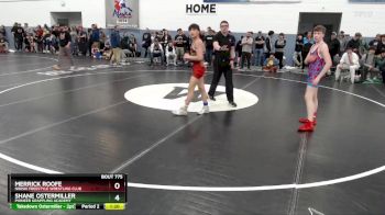 125 lbs Semifinal - Shane Ostermiller, Pioneer Grappling Academy vs Merrick Roofe, Nikiski Freestyle Wrestling Club