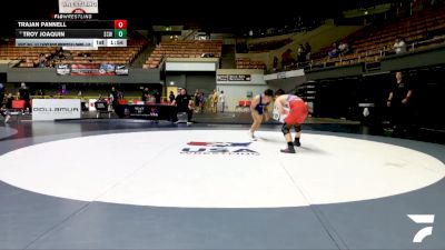 All Cadet Boys Freestyle Lower - 138 lbs Cons. Round 7 - Trajan Pannell vs Troy Joaquin, Silver Creek WC