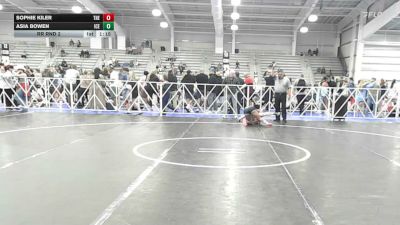 120 lbs Rr Rnd 2 - Sophie Kiler, The Shop 814 G - HSG vs Asia Bowen, ICE Wrestling Pink - HSG