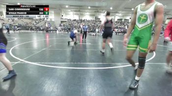 189 lbs Quarterfinal - Sam Cunningham, Blackman Wrestling Club vs Ethan Francis, Stampede Wrestling Club