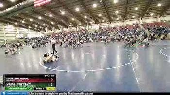 132 lbs Cons. Round 4 - Oakley Maddox, Brothers Of Steel vs Diesel Thompson, Flathead High School Wrestling